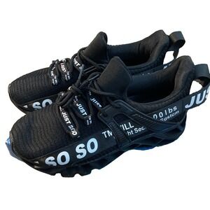 Just So Women's Walking Shoes Size 5.5 Black Comfort Sneakers